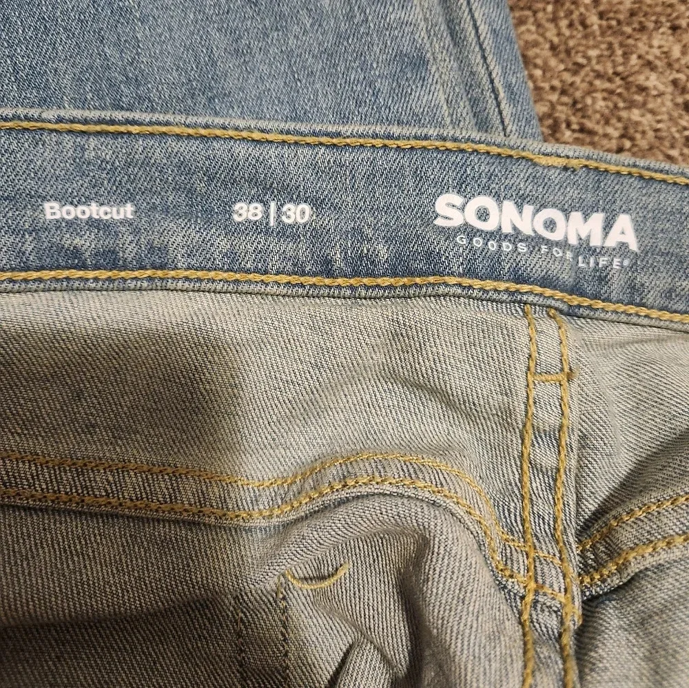 Sonoma Men's Bootcut Style The Everyday Jean 38x30 - Picture 6 of 10
